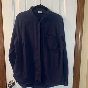 Columbia Women's Navy Button Down Shirt